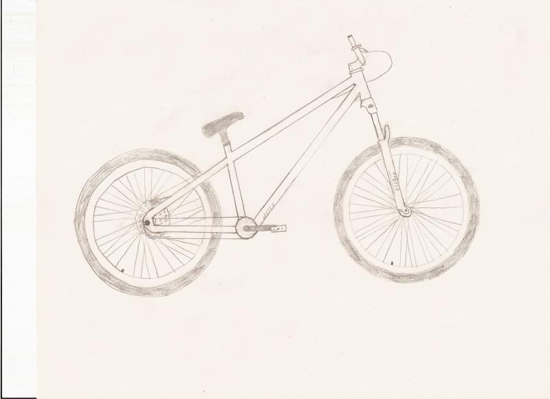 Hand Drawn Bike